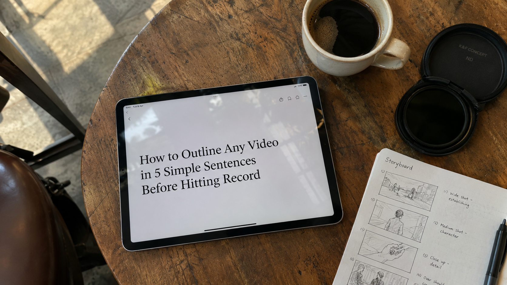 How to Outline Any Video in 5 Simple Sentences Before Hitting Record
